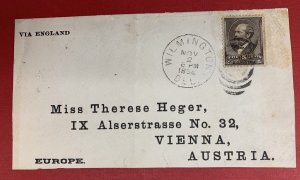 U.S. Scott #205, Used on 1886 Cover sent from Wilmington, DE. to Vienna, Austria