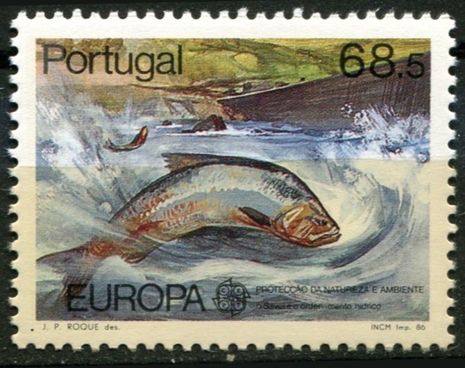 Portugal Sc#1672 MNH, 68.50e multi, Europa (C.E.P.T.) 1986 - Protection of th...