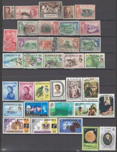 COLLECTION LOT OF #1064 BRITISH AMERICA 55 STAMPS 1903+ 3 SCAN