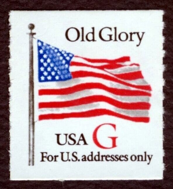 #2892 'G' Old Glory, Mint **ANY 5=FREE SHIPPING**
