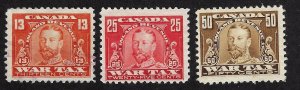 Canada. Revenue. Van Dam FWT14, 15, 16. Mint and used. (mfwt14-16)