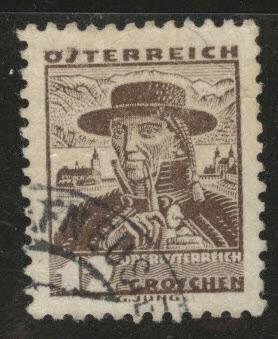 Austria Scott 360 Used stamp from 1934-35 set