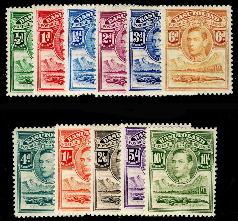 BASUTOLAND SG18-28, COMPLETE SET, LH MINT. Cat £110.