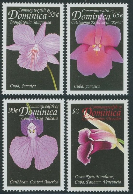 1999 Dominica 2617-2620 Flowers
