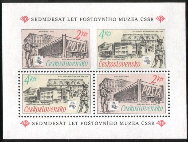 Czechoslovakia 1989 Sc2699a Pofis A2840  MNH
