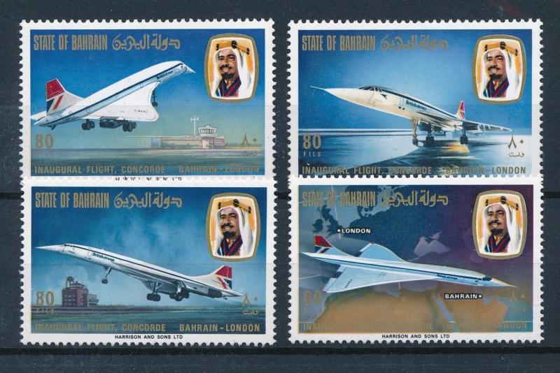 [59964] Bahrein 1976 Aeroplanes Concorde MNH