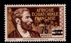 French Equatorial Africa Scott 126 MH* stamp