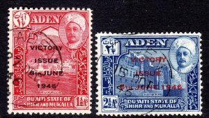 ADEN - STATE of SHIHR   +  1946 victory  +  USED 