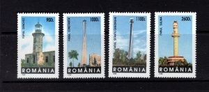 Romania  #4251-54 (1998 Lighthouses set) VFMNM CV $1.90