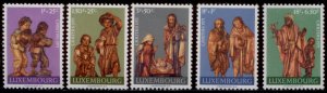 Luxembourg 1971 SC# B282-6  Christmas MNH-OG E48