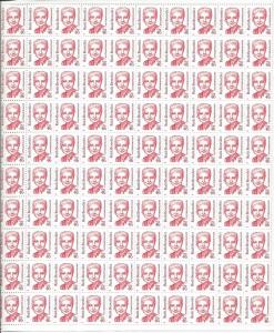 United States, 2938, 46c Ruth Benedict Sheet(100),**MNH**