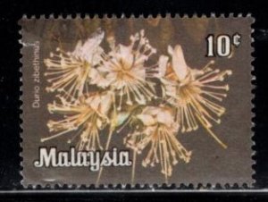 Malaysia - #194 Flowers - Used