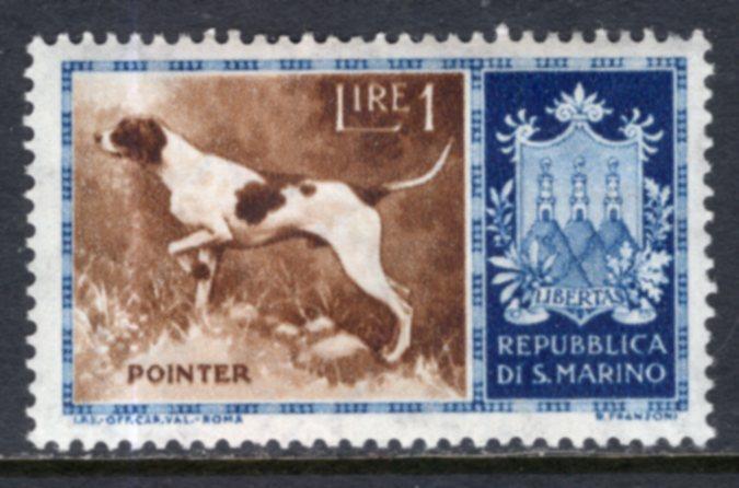 San Marino 375 Dog MNH VF