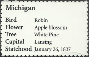 # 3717 MINT NEVER HINGED ( MNH ) MICHIGAN