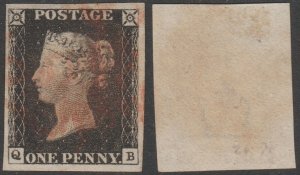 Penny black very fine used