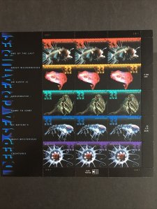 2000 sheet Deep Sea Creatures Sc# 3439-43 