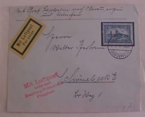 GERMAN  ZEPPELIN GRAF 21 JUNE 1930 SIEGER 68Dd cat.$130.00