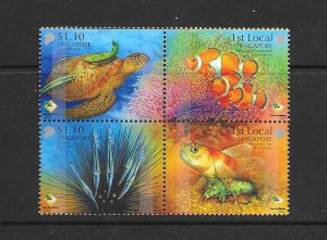 FISH - SINGAPORE #1280    MNH