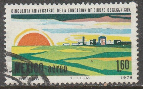 MEXICO C576, 50th Anniv. of Ciudad Obregon. Used. F-VF.  (1147)