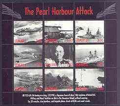 UDMURTIA - 2001 - Pearl Harbor #1 -Perf 9v Sheet-Mint Never Hinged-Private Issue