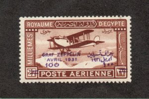 Egypt - Sc# C4 MH / 1931 Zeppelin             -               Lot 0324196