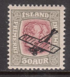 Iceland #C2 Never Hinged Mint Fine - Very Fine