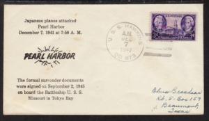 6th Anniversary Pearl Harbor 1947 Cover