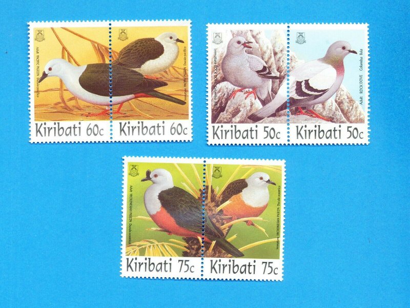 KIRIBATI - Scott 705-710 - VFMNH - Birds - 1997