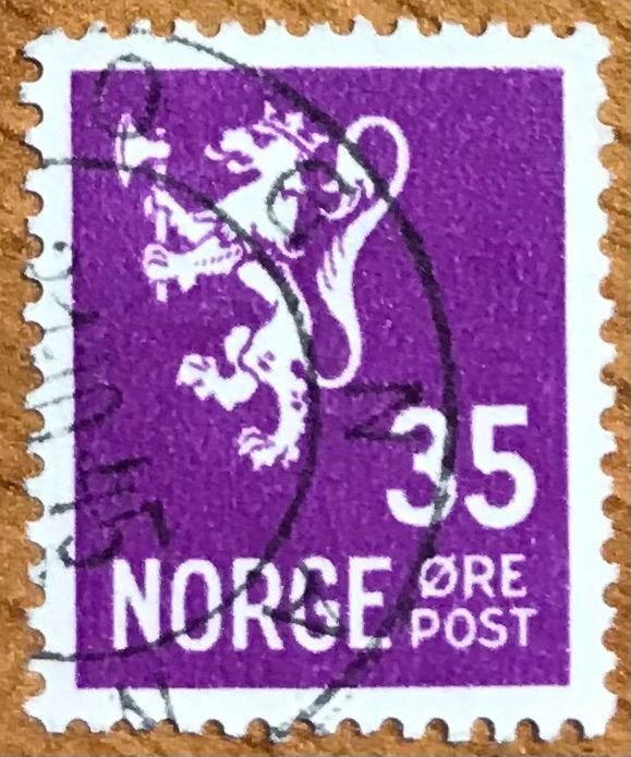 Norway #199  XF used, CDS.