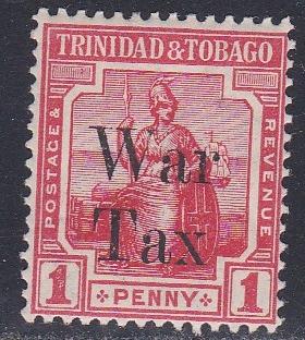 Trinidad & Tobago # MR13, War Tax Stamp, NH