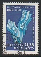 1966 Finland - Sc 438 - used VF - 1 single - Growth