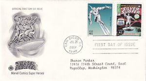 2007, Marvel Comics-Silver Surfer, PCS, FDC (E14675)