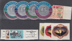 Tonga Scott CO28-30,CO21-4,CO96-8,O68-70 Mint NH (Catalog Value $59.90)