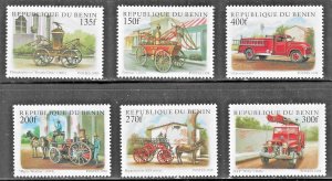 Benin (1998) - Scott #  1062 - 1067,  MNH