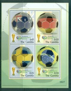 Gambia MNH S/S World Cup Soccer 2006