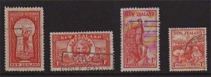 New Zealand 1935-38 Health Sc B8,11-3 sets(4) FU