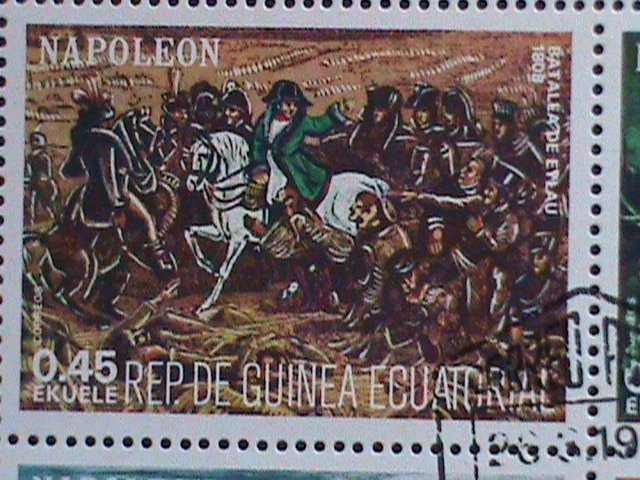 GUINEA EQUATORIAL STAMP- THE STORY OF NAPOLEON CTO-MNH STAMP SHEET  VERY RARE