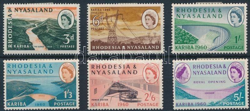 Rhodesia stamp Mi 34-39 (stain) Hinged 1960 Mi 34-39 WS231516