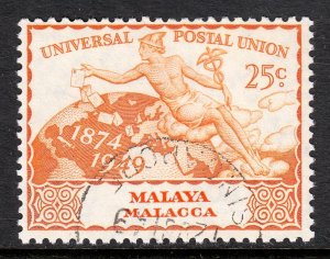 Malaya (Malacca) - Scott #20 - Used - SCV $8.50