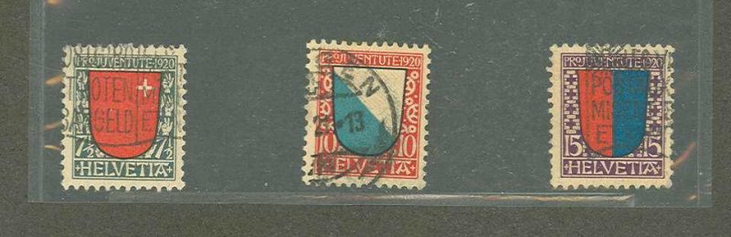 Switzerland #B15-B17  Single (Complete Set)