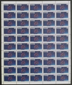 Canada 865 Sheet Pane Field Stock VF MNH