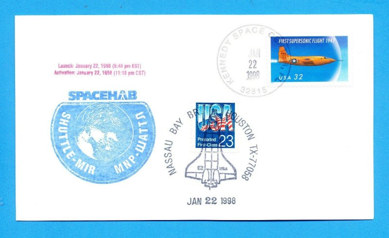 Space Shuttle STS-89 - MIR SPACEHAB  - Jan 22, 1998
