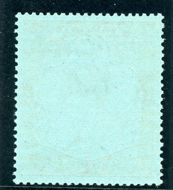 Bermuda 1941 KGVI 2s 6d black & carmine/pale blue superb MNH. SG 117b var.