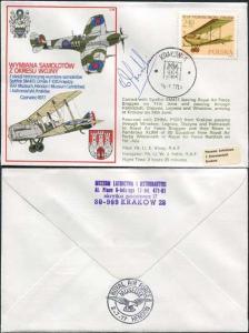 C48b Spitfire - DH9a Exchange Pilot Signed