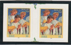 Ireland 1998 MNH Scott #1160 Pair ex booklet 30p Children's choir Christmas