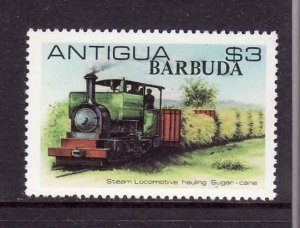 Trains-Locomotives-Barbuda-Scott#472-unused NH-top value