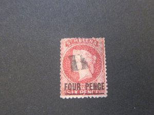 St Helena 1864 Sc 15 FU