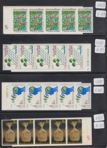 Thailand  MNH  booklet collection   cat $585.00 sell at 16%