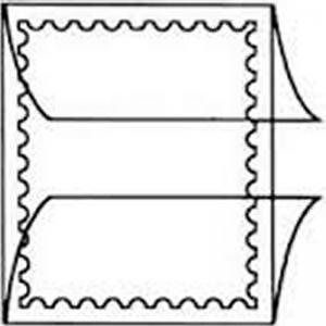 Prinz Scott Stamp Mount 40/265mm - CLEAR (Pack of 10) (40x265  40mm) STRIP 