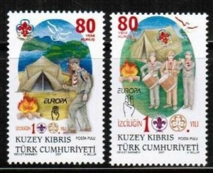 2007 UNMOUNTED MINT STAMPS - SCOUTS - TURKISH CYPRUS 